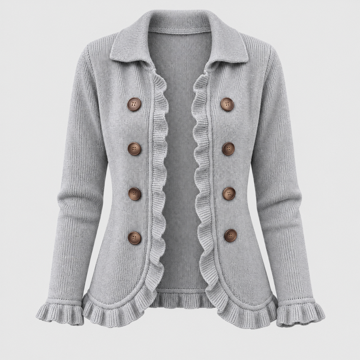 Méribel | Veste en maille à volants