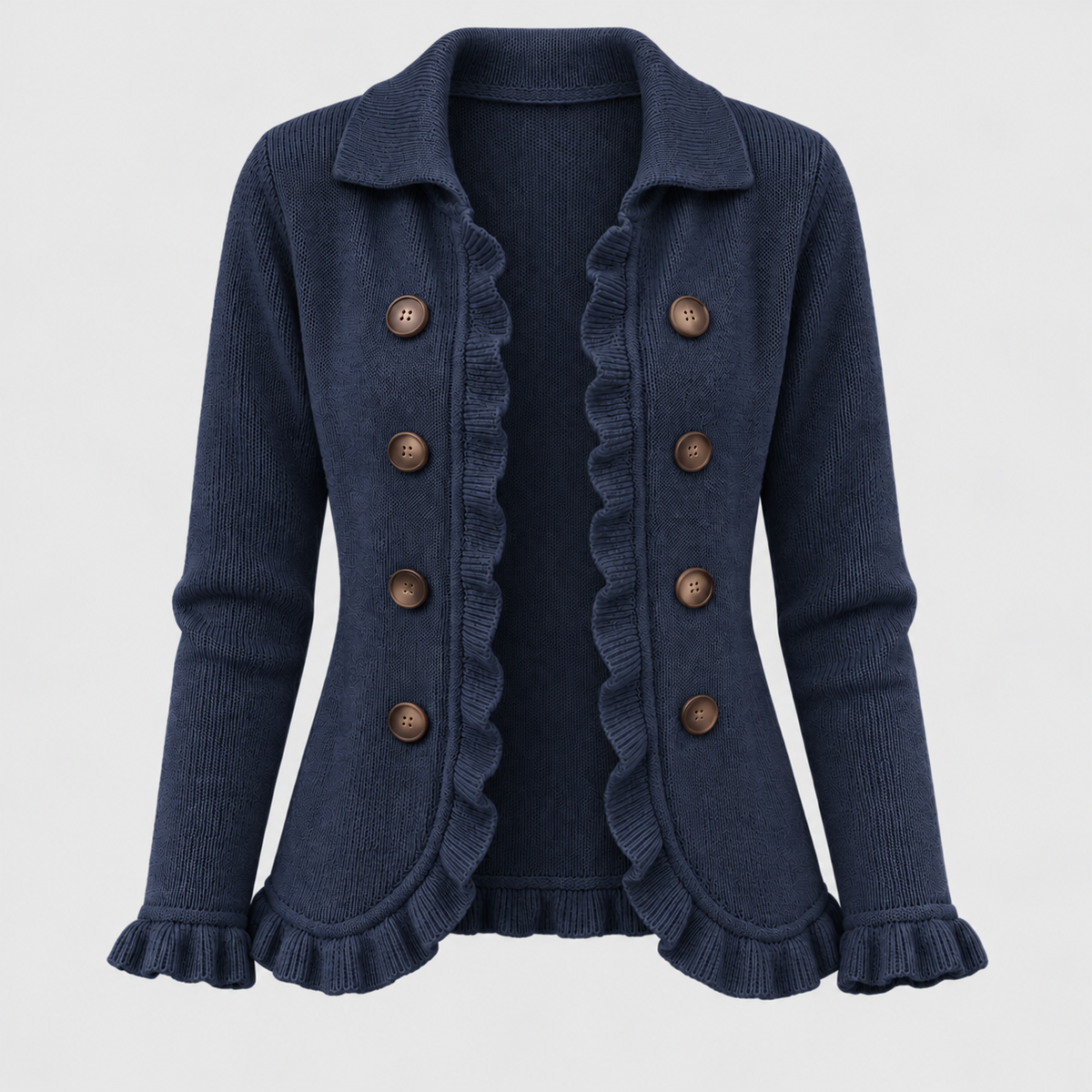 Méribel | Veste en maille à volants