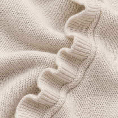 Méribel | Veste en maille à volants