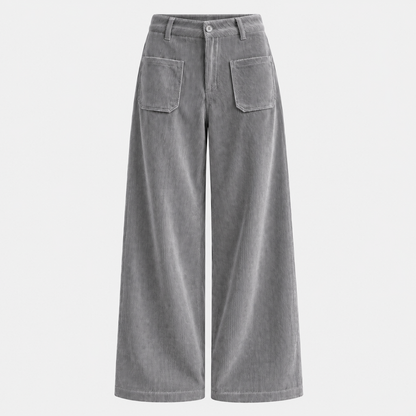 Côtelé | Pantalon Large