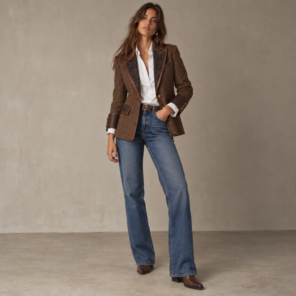 Chantilly | Blazer à chevrons