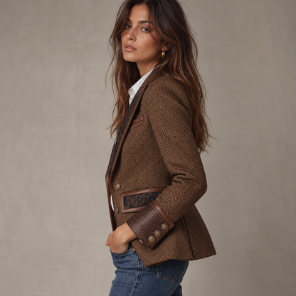 Chantilly | Blazer à chevrons