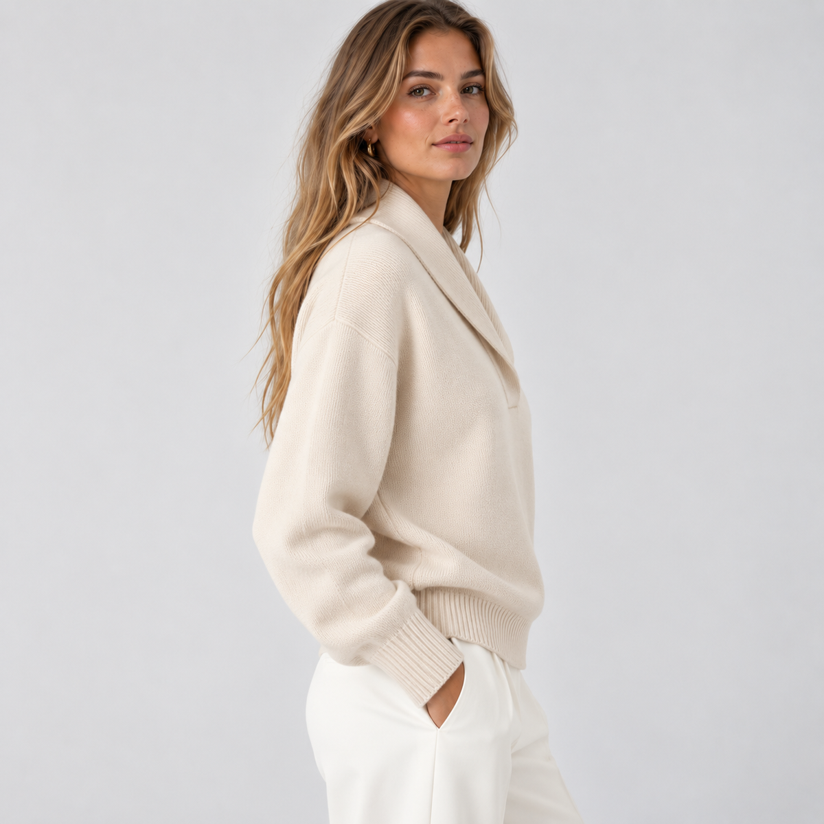 Tricot | Pull à Col Châle