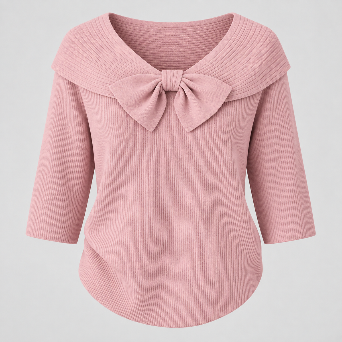 Nœud | Pull en maille à col large