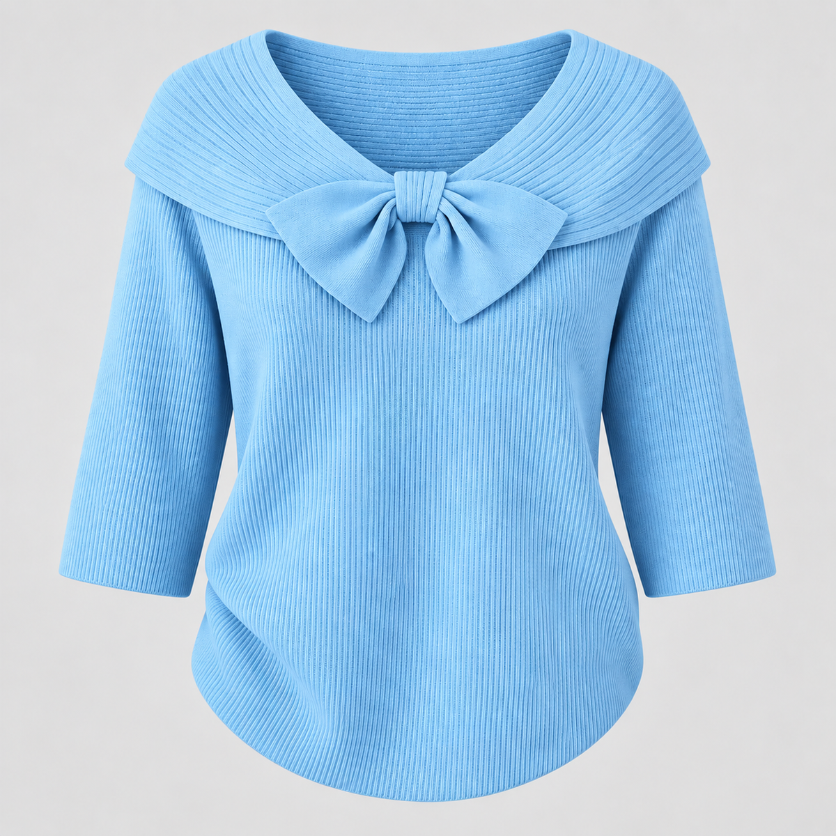 Nœud | Pull en maille à col large
