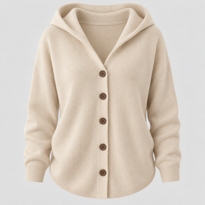 Douceur | Cardigan en Maille à Capuche