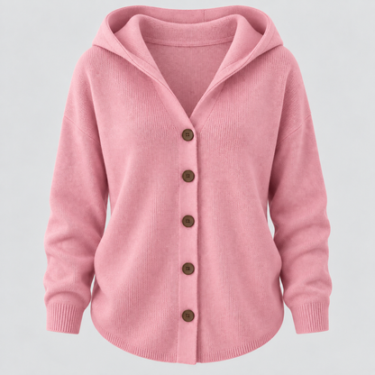 Douceur | Cardigan en Maille à Capuche