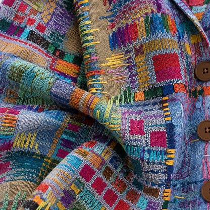 Mosaïque | Cardigan à Capuche Imprimée