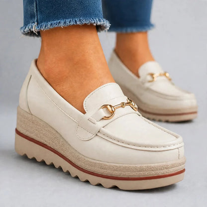Suzette | Mocassins confort à semelle épaisse