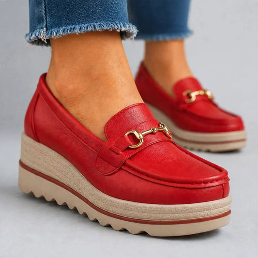 Suzette | Mocassins confort à semelle épaisse